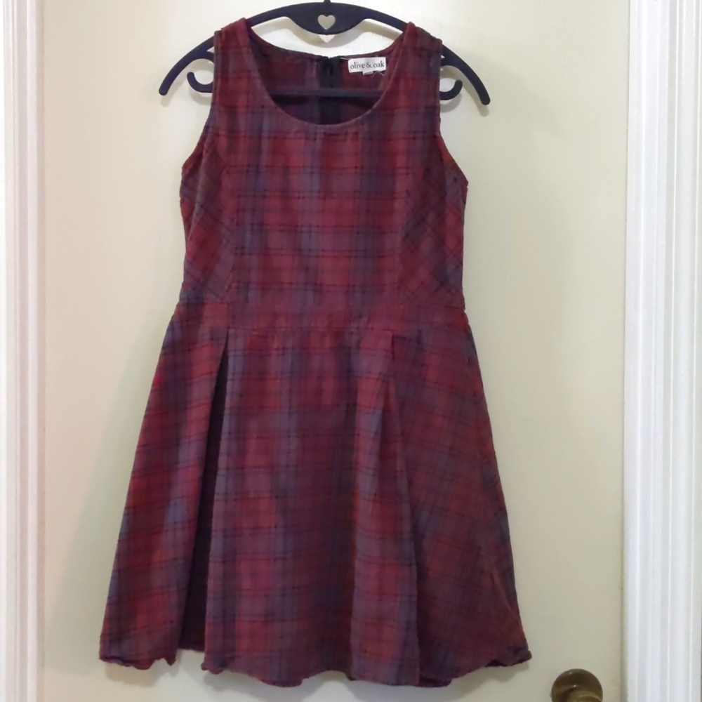 Olive & Oak fit and flare Flannel Dress